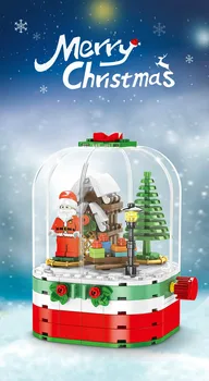 Nápady Kamarátkami Dom Zimné Dediny Vianočný Knihy Santa Claus Údaje Sobie Záprahy Koľajových Chaty Stavebné Bloky Hračky
