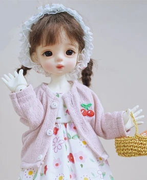 BJD bábiky oblečenie je vhodné pre veľkosti 1/6 pletený sveter top bunda bábika príslušenstvo