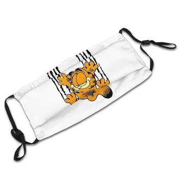 Garfield Umývateľný Úst Masku Garfield Zobraziť Animovaný Televízny Seriál Opakovane Pleťové Masky S Filtrami Proti Oparu Maska