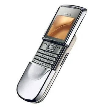 Originálne Nokia 8800s 8800 sirocco ruská klávesnica odomknutý mobilný telefón 128 MB interná pamäť, Singapur post Zrekonštruovaný
