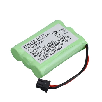 3.6 V Nabíjateľné akumulátorové batérie telefónu pre uniden BT-909 BT909 3 * AAA ni-mh 800mAh 3.6 V nabíjateľné batérie 1pcs, aby 10pcs
