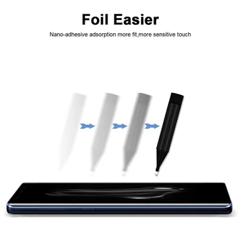 UV Plný Lepidlo Screen Protector Samsung S8 S9 Plus Note9 Tvrdeného Skla Úplné Pokrytie UV Svetlo Kvapalina pre S10e, Galaxy s rezacím zariadením S10 Plus