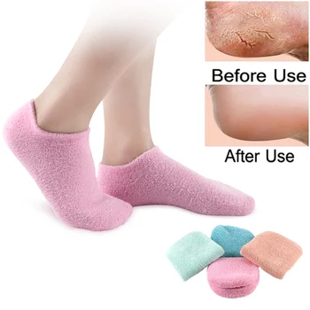 1Pair Starostlivosť o Nohy Spa Hydratačný Gél Ponožky Exfoliačný Suché Popraskané Jemnú Pokožku Ponožka Pedikúra Pevný Náklon Skin Protector Opravovanie