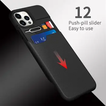 Peňaženka puzdro pre iPhone 11 Pro Max Shockproof Hybrid Silikónové PC celého Tela Telefónu Kryt pre Apple iPhone 12 mini pro max Coque