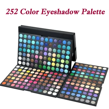 Doprava Zadarmo Profesionálne 252 Farba Eyeshadow Palety Pigment Vodeodolný Očný Tieň, Palety, Ženy, Make-Up, Kozmetické Make-Up Oči