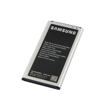 Pôvodné Samsung S5 Batéria EB-BG900BBE pre Galaxy S5 G900 G900S G900I G900F G900S G900L G900H 9008V 9006V 9008W NFC 2800mAh