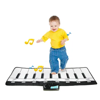 110x36cm Elektronické Hudobné Mat Klávesnice Baby Piano Hrať Koberce Mat Hračka Hudobný Nástroj Deti Vzdelávania, Vzdelávacie Hračky