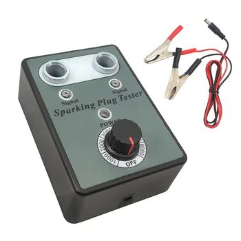 Mayitr 1pc Nastaviteľné Auto Auto Spark Plug Tester Double Hole Detektor Zapaĺovania Plug Analyzer pre 12V Benzínových Vozidiel