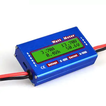Digitálny LCD DC 60V 100A Rovnováhu Napätie Batérie Analyzer RC Watt Meter Wattmeter Tester Checker Balancer Nabíjačku RC Nástroje