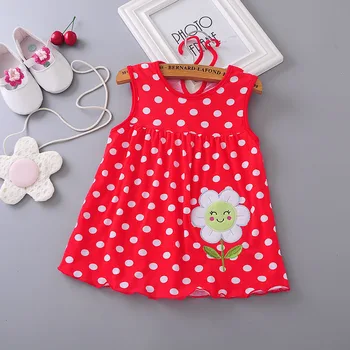 Baby girl Dress 2018 letné dievčenské šaty v štýle infantilné Šaty hot predaj baby girl šaty Letné kvetina štýl šaty nízka cena