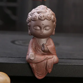 Kreatívne Malých Sôch Budhu Budhistické Tathagátu Roztomilý Buddha Piesky Keramické Čaj Pet Príslušenstvo budha ozdoby boutique