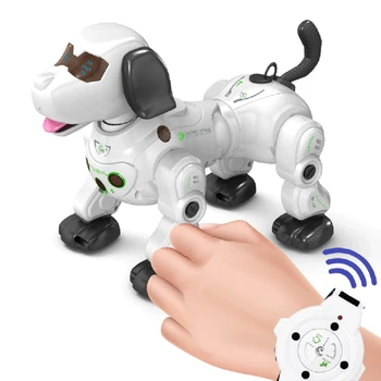 2.4 G Diaľkové Ovládanie Robota Psa Infračervené Sledovania Sprej Bezdrôtový Elektrický Smart RC Šteňa s Dotykový Snímač Interaktívne Hračky