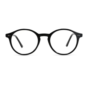 TANGOWO TR90 Okuliare, Rám Ženy Retro Kolo Predpis Okuliare 2020 Dizajn a Módne Mužov Čierna Optická Krátkozrakosť Okuliare CP1007