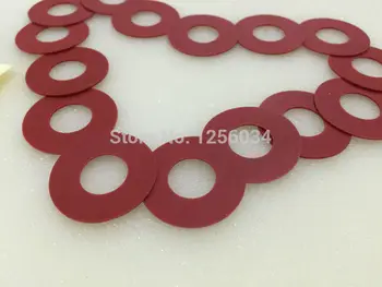 50 ks kvalitných červených gumové prísavky pre tlačiarne 32*13*1mm, tlačiarenské stroje a zariadenia časti