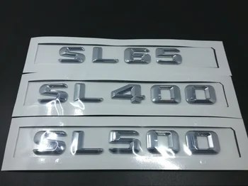 Pre Mercedes SL Triedy SL65 SL500 SL400 Vypúšťanie Kapacita Refitting Písmená Znak, Odznak Nálepka Pre Benz Logo