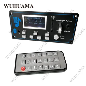 12V DIY autorádia Bluetooth Audio Stereo Prehrávač LED Textové Displej Telefónu AUX-IN, MP3, FM/USB/Rádio, Diaľkové Ovládanie, Čítačka Kariet Modul