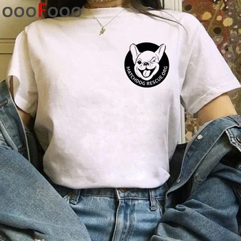Nové Psov Kawaii Legrační Karikatúra T Shirt Ženy Harajuku Ullzang 90. rokov tričko Grunge Grafické Roztomilý Tričko kórejský Štýl Top Tees Žena