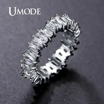 UMODe Láska Snubné Prstene pre Ženy Zirconia Krúžok Prst Promise Ring, kórejský Príslušenstvo Mama Narodeniny, Darček pre Manželku UR0572A