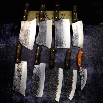 Mangán-oceľové kovanie ostrý nôž šéfkuchára domácnosť kuchynský nôž multi-purpose kuchár nôž slicer boning nôž nôž boning