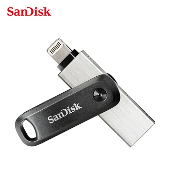 Sandisk iXPAND USB OTG Lightning Konektor 256 GB 128 GB USB Flash Disk Kovové Pero Jednotky USB3.0 Pre iPhone, iPad, iPod Memory Stick