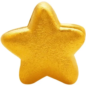 Klasický Star 999% 24K Žltá Reálne Pevné Skutočné 3D Srdce Zlato AU999 Náhrdelník Prívesok pre Ženy, Fantázie Upscale Office Šperky Darček