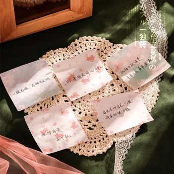 20packs veľkoobchod Japonského čerešňového kvet pohodlné nálepky poznámka zanechať správu Sticky note Memo známky Chladnička magnet písomné urob si sám