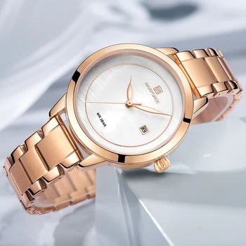 NAVIFORCE Pozerať na Ženy, Luxusné Značky Jednoduché Quartz Lady Nepremokavá Náramkové hodinky Ženskej Módy Bežné Hodinky Dievča Hodiny Reloj Mujer