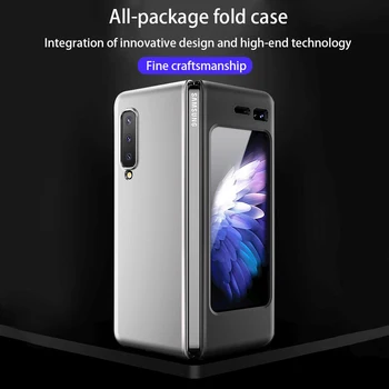 LAPOPNUT Slim Tenké Galaxy Zložiť Telefón puzdro pre Samsung Galaxy Násobne 2019 Matný Shockproof Plné Pokrytie Nárazníka Ochranný Kryt