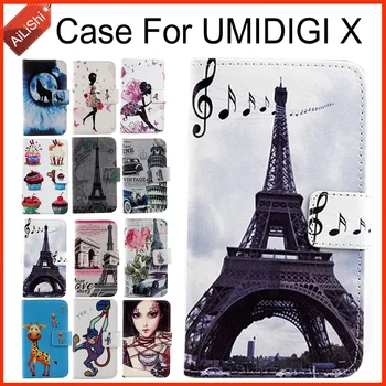 AiLiShi Prípade UMIDIGI X Luxusné Flip PU Maľované Kožené puzdro UMI X UMIDIGI Exkluzívny Špeciálny Kryt Telefónu Kože+Sledovania