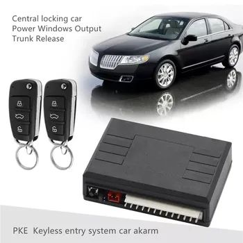 Centrálny Zámok Keyless Entry System Centrálne Zamykanie, Auto Alarm S Auto Štart Dvere Windows PKE Univerzálne Diaľkové batožinového priestoru Kľúčom urob si sám