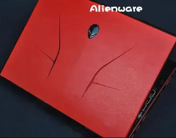 Notebook Nálepky Pokožky Odtlačkový Uhlíkových vlákien Kryt Portector pre Alienware 18 ALW18 ANW18 M18X R3 P19E 18.4 palce