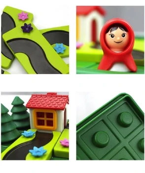 Little Red Riding Hood Smart IQ 48 Výzvy, Doskové Hry, Puzzle, Hračky Pre Deti S angličtinou Riešenie Deti Darček Brinquedo