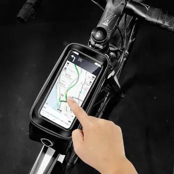 WILD MAN MTB Bike Telefón Prípade Trvanlivé Nepremokavé Dotykový Displej Cyklistické Tašky Hornej rámovej Trubky Puzdro Vonkajšie Cyklistické základnej Dodávky