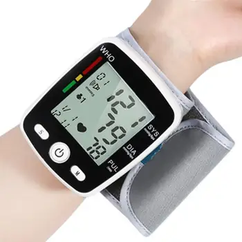 Sphygmomanometer Veľké Zápästie Krvného Tlaku Merač Srdcovej Frekvencie Srdca Poraziť Monitor Zariadenia Tonometer Stroj