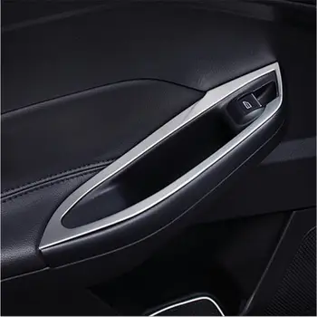 4pcs/set auto styling interiérové dvere opierkou rukoväť Rám z nehrdzavejúcej ocele, nálepky prípade pre Ford Focus 3 2012-2018,auto príslušenstvo