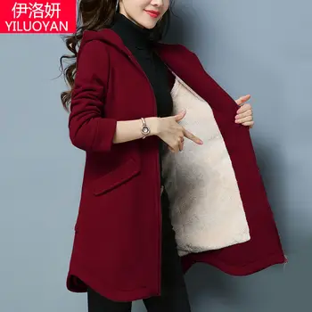 Trendy produkty Mikiny pre dievčatá Jeseň zimné oblečenie 2020 ženy kabát Pridať vlna Teplá bunda Pleuche hoodies Hrubá mikina