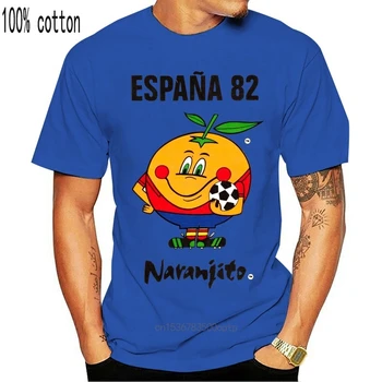 Muži Krátke rukáv tričko Espana 82 Španielsko T Shirt Ženy t-shirt
