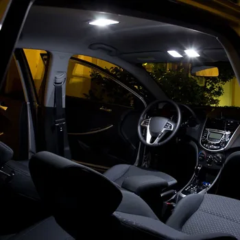 9pcs bezchybné Auto LED Žiarovky Interiéru Auta Na roky 2010-2012 Hyundai Genesis Coupe 12V Mapu Dome batožinového priestoru špz Lampa