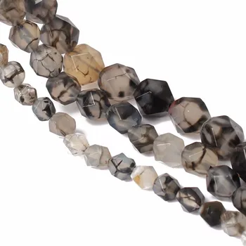 Tvárou čierny Drak vzor crystal Korálky 15inches prírodného kameňa korálky pre šperky, takže 6/8/10 mm korálky DIY Náramok