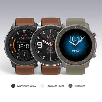 Pôvodné Globálna Verzia Nové Amazfit GTR 47mm Smart Hodinky 5ATM Smartwatch 24Days Batérie Music Control Pre Android, IOS Telefón