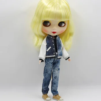 Blyth oblečenie džínsy nosiť džínsy jednotné je vhodný pre ľadovej bábika spájané blyth Azone telo licca 1/6 bábika