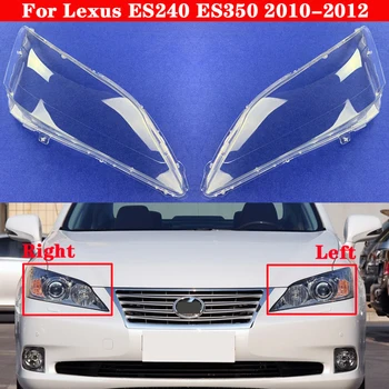 Auto Predných Svetlometov Kryt Pre Lexus ES240 ES350 2009-2012 Svetlomet Tienidlo Lampcover Vedúci svetlo svetlo sklenené Kryty Objektívu Shell
