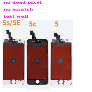 AAA+++ LCD Pre iPhone 6 Dotykový Displej Výmena Za iPhone 5 5c 5s SE 4 4s LCD Displej s Rámom Č Mŕtvy Pixel + Nástroje