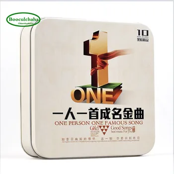 Jedna osoba, jeden slávny song cd Čínsky obľúbené klasické syn hudby ,10 CD/BOX