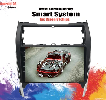 Android 10.0 Auto, DVD, Stereo Multimediálne Headunit Pre Toyota Camry na roky 2012-USA&Mid-Východ Auto Rádio, GPS Navigácie, Video, Audio