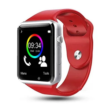 Náramkové hodinky Bluetooth Smart Hodinky S Passometer Fotoaparát SIM Karty Hovoru Pripojenie Smartwatch Pre Android Smartphone IOS