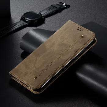 Denim Kože Flip puzdro pre Huawei P30 Mate 30 Pro Lite P Smart Z Y9 Prime 2019 Hono 10i 20 8x Luxusný Magnetická Peňaženky Knižné