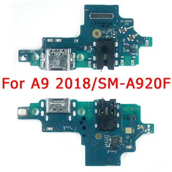 Originálne Nabíjací Port Pre Samsung Galaxy A9 Pro 2018 Poplatok Doske Konektor USB PCB Zásuvky Flex Nahradenie Opravy Náhradných Dielov