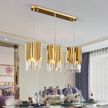Malé Okrúhle Zlato k9 Crystal Moderné Led Luster pre Obývacia Izba, Kuchyňa, Jedáleň, Spálňa, Nočné Luxusné Vnútorné Osvetlenie