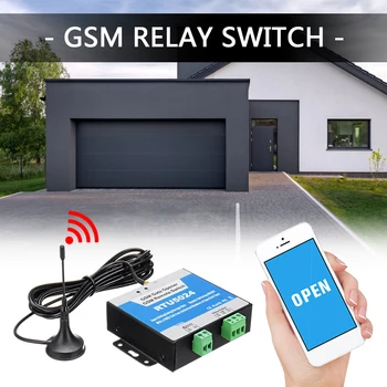 RTU5024 GSM Brány spínací 850/900/1800/1900MHz Diaľkové Ovládanie Bezdrôtových Dvierok Otvárač s Anténou
